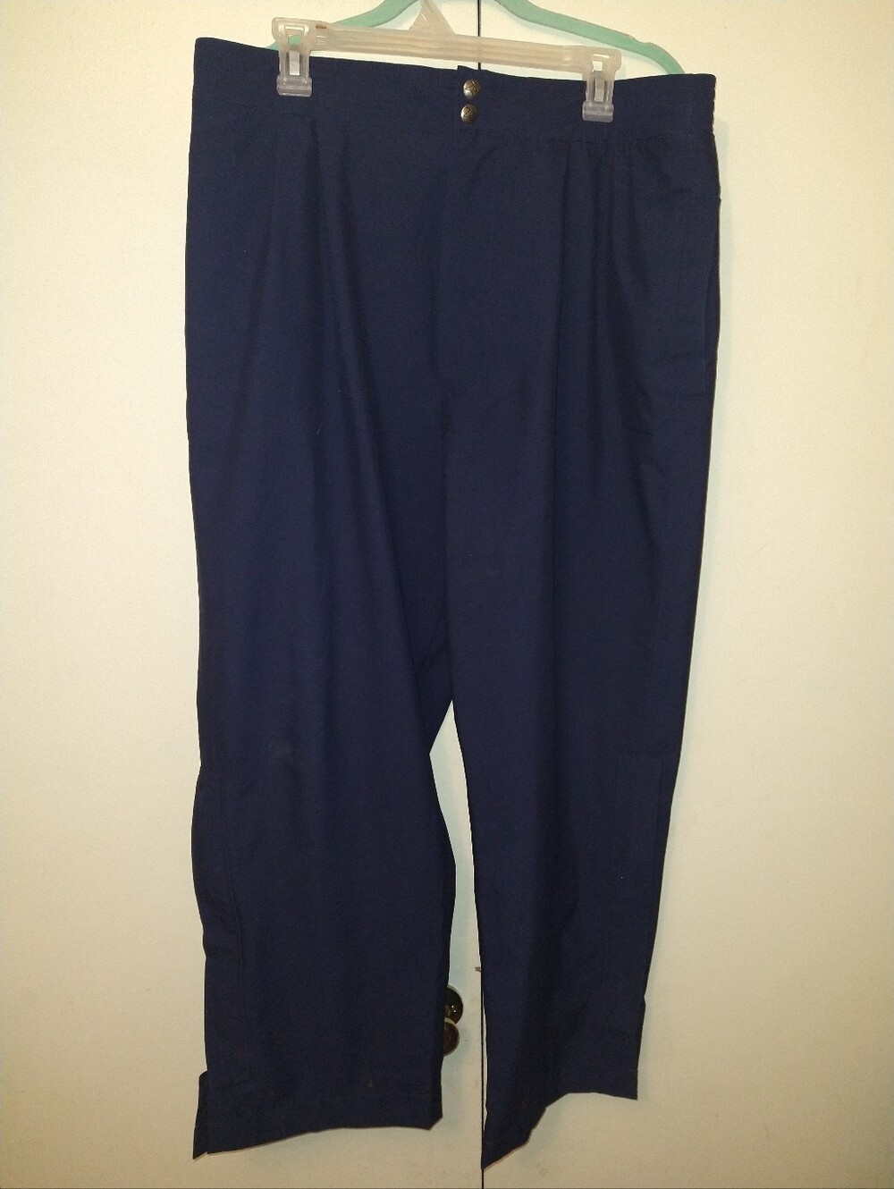Zero Restriction Gore Tex Blue Rain Golf Waterproof Pants Men's sz Large.